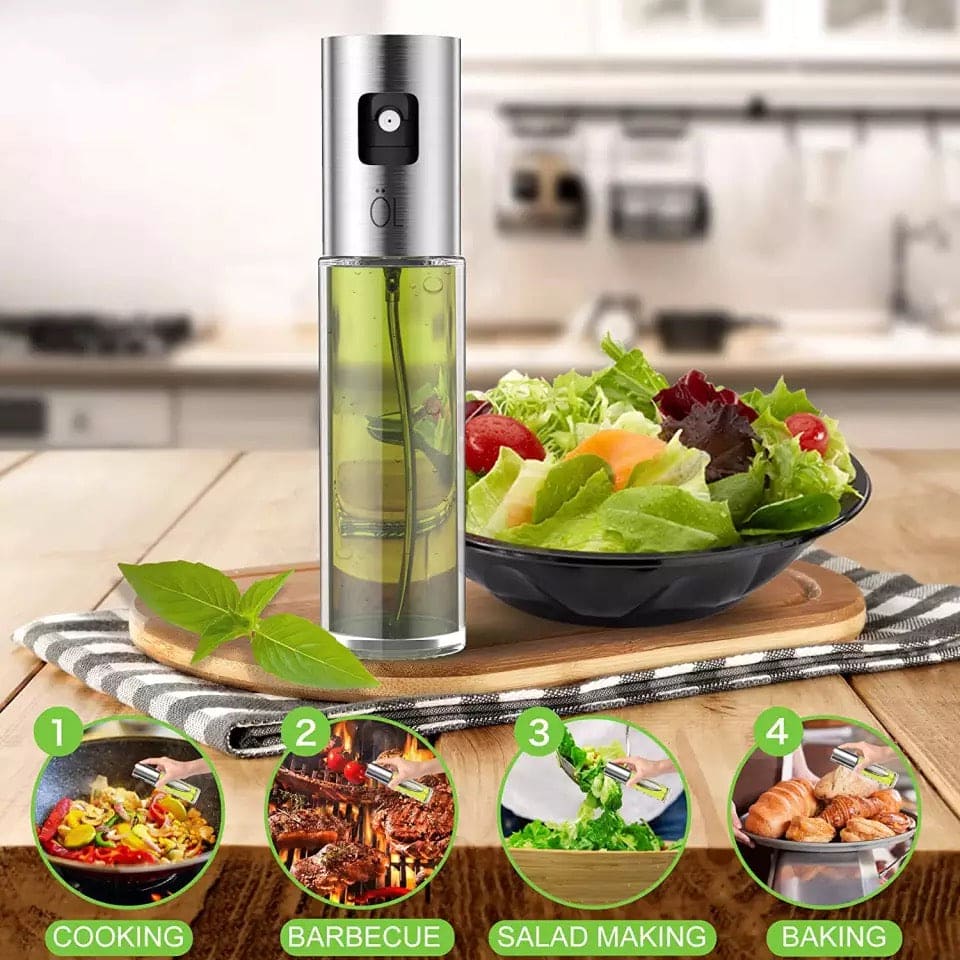 Kitchen Glass Olive Oil Sprayer, Transparent Oil Pump, Atomized Spray Tank Oiler, Olive Oil Graduated Dispenser, Food-Grade Glass Oil Spray Mister Bottle Kitchen Glass Olive Oil Sprayer, Transparent Oil Pump, Atomized Spray Tank Oiler, Olive Oil Graduated Dispenser, Food-Grade Glass Oil Spray Mister Bottle